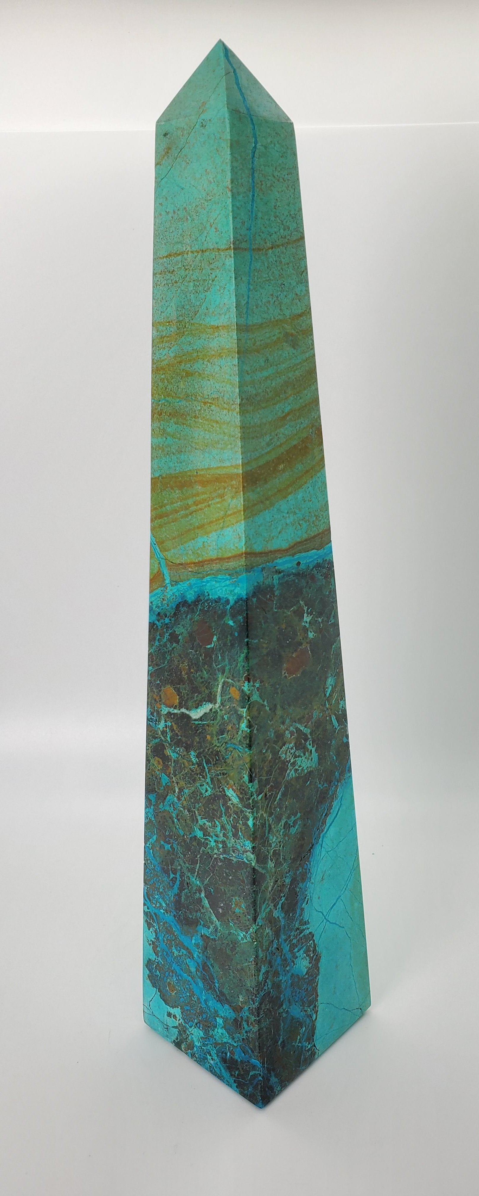 Chrysocolla Obelisk, Peru