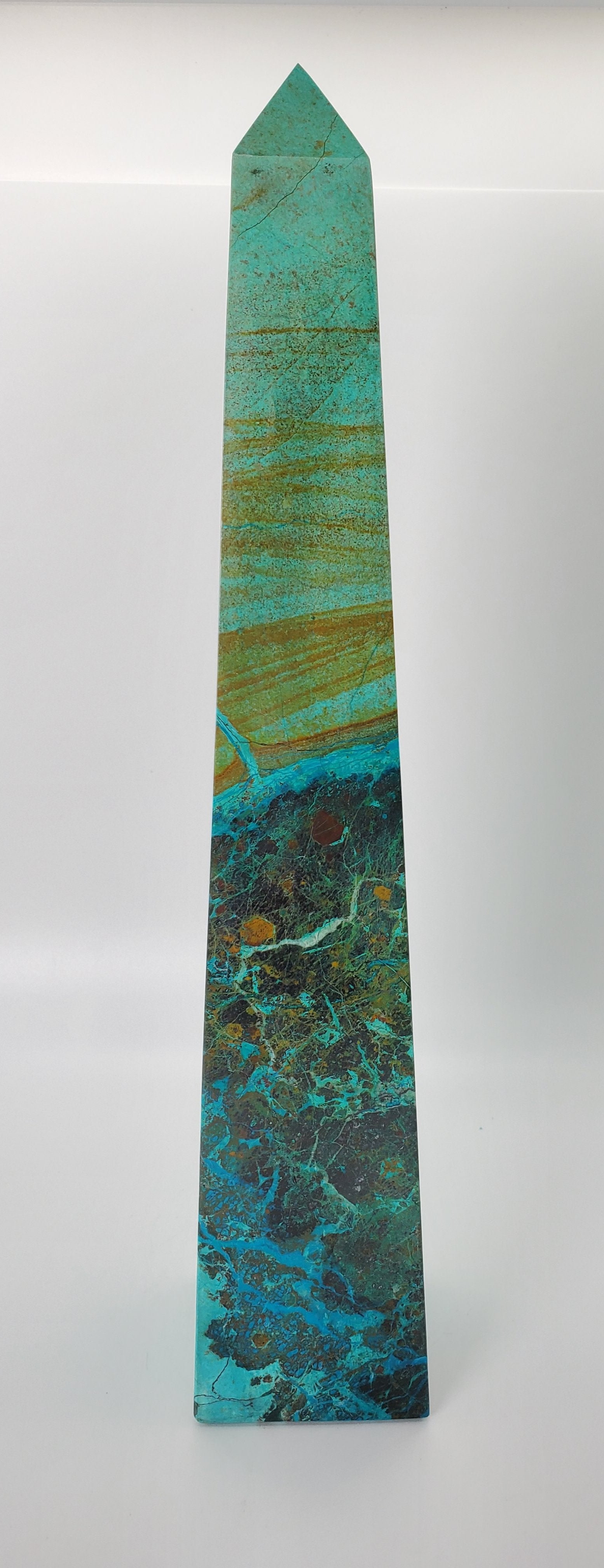 Chrysocolla Obelisk, Peru