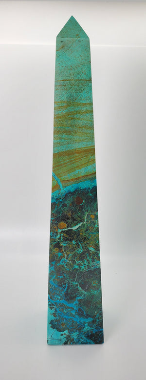 Chrysocolla Obelisk, Peru