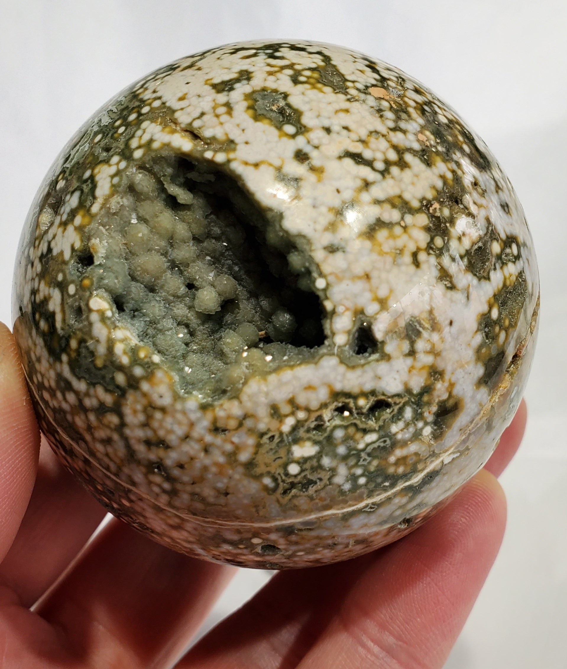 Ocean Jasper Sphere, Madagascar