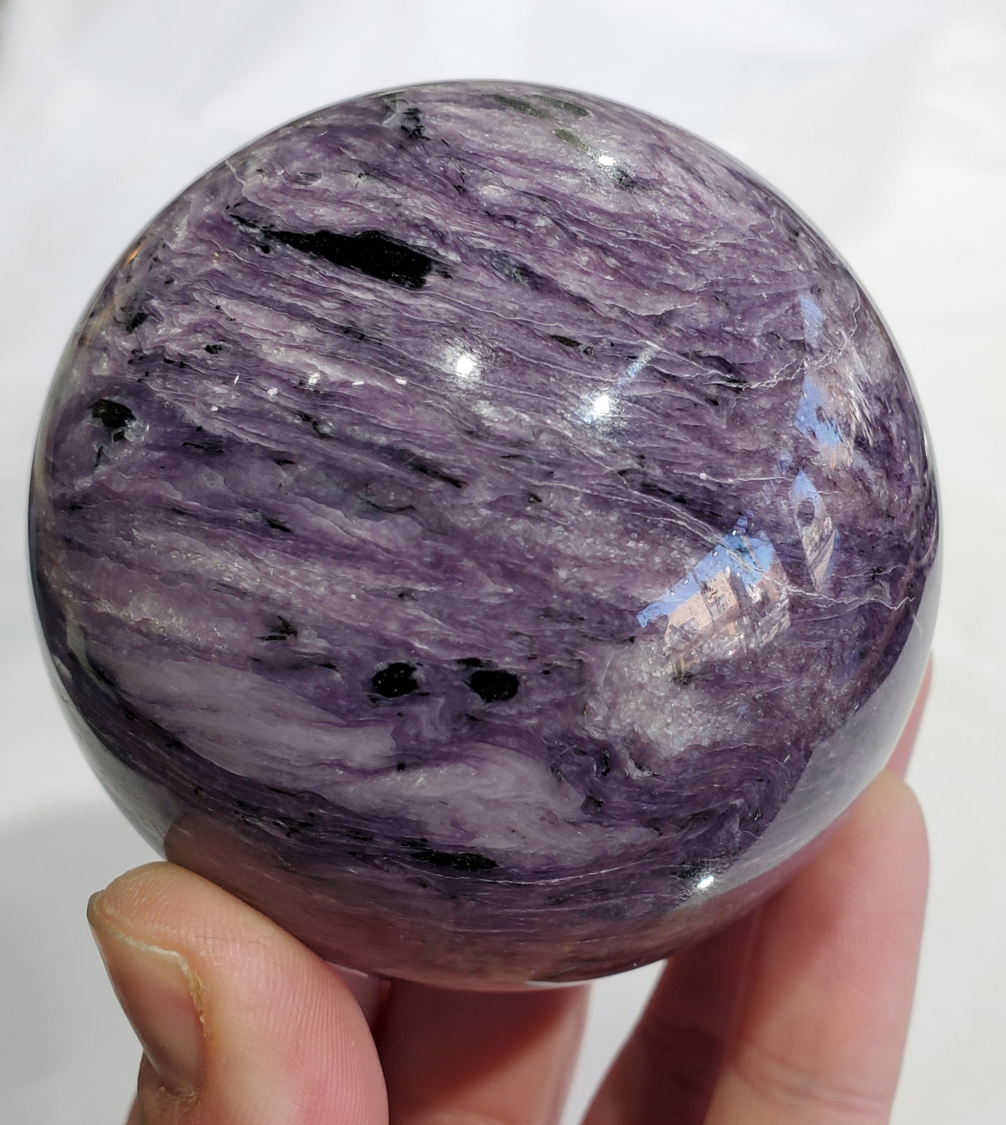 Charoite Sphere, Russia