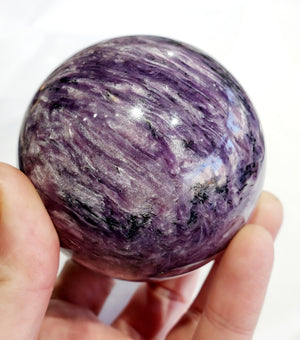 Charoite Sphere, Russia