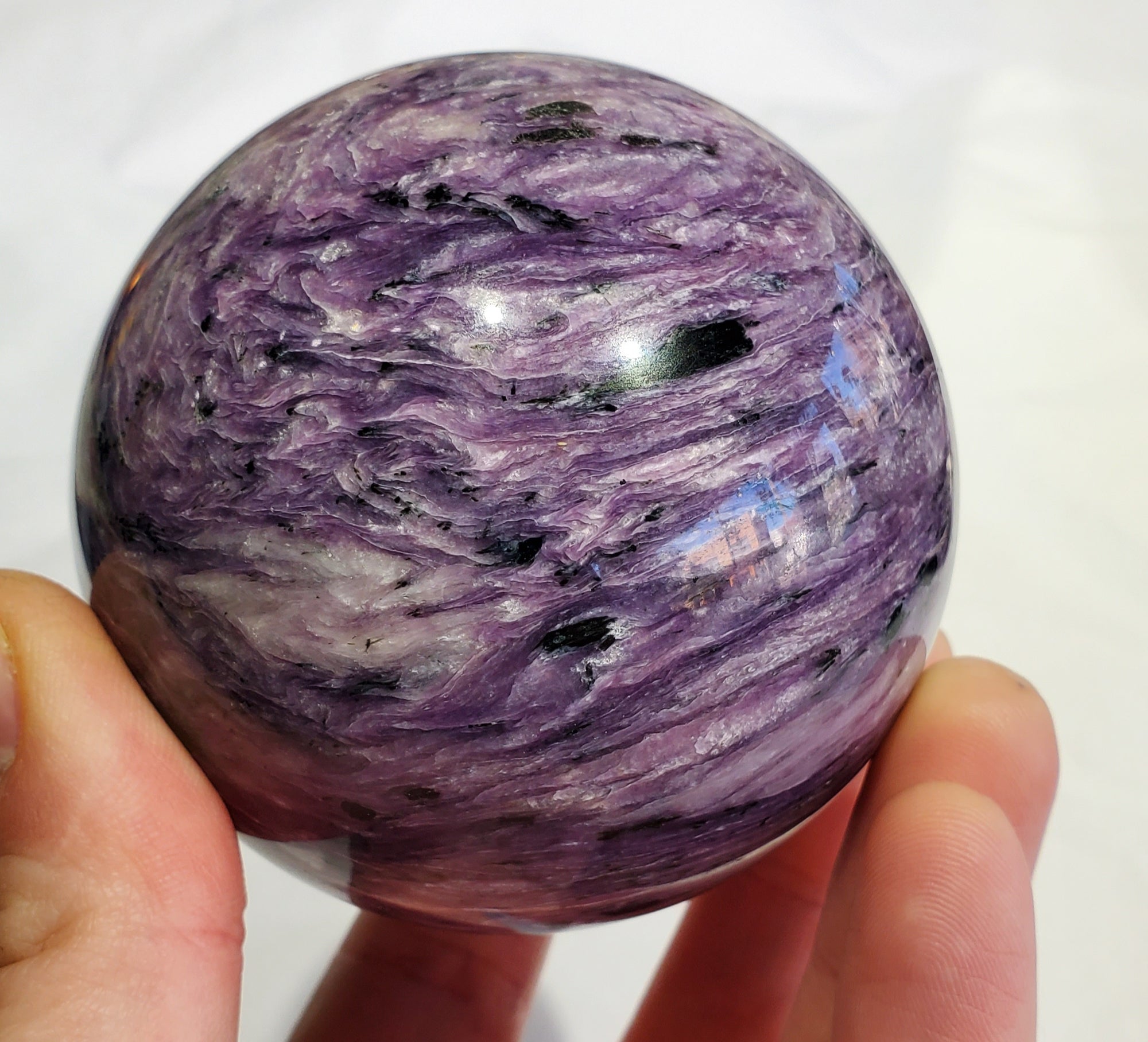 Charoite Sphere, Russia