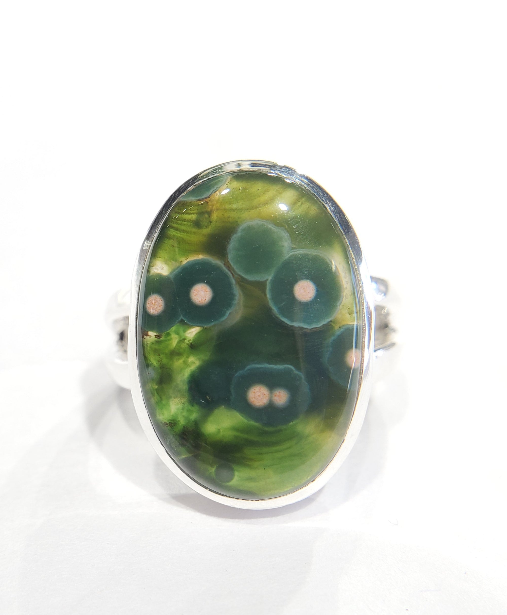 Ocean Jasper Ring in Sterling Silver