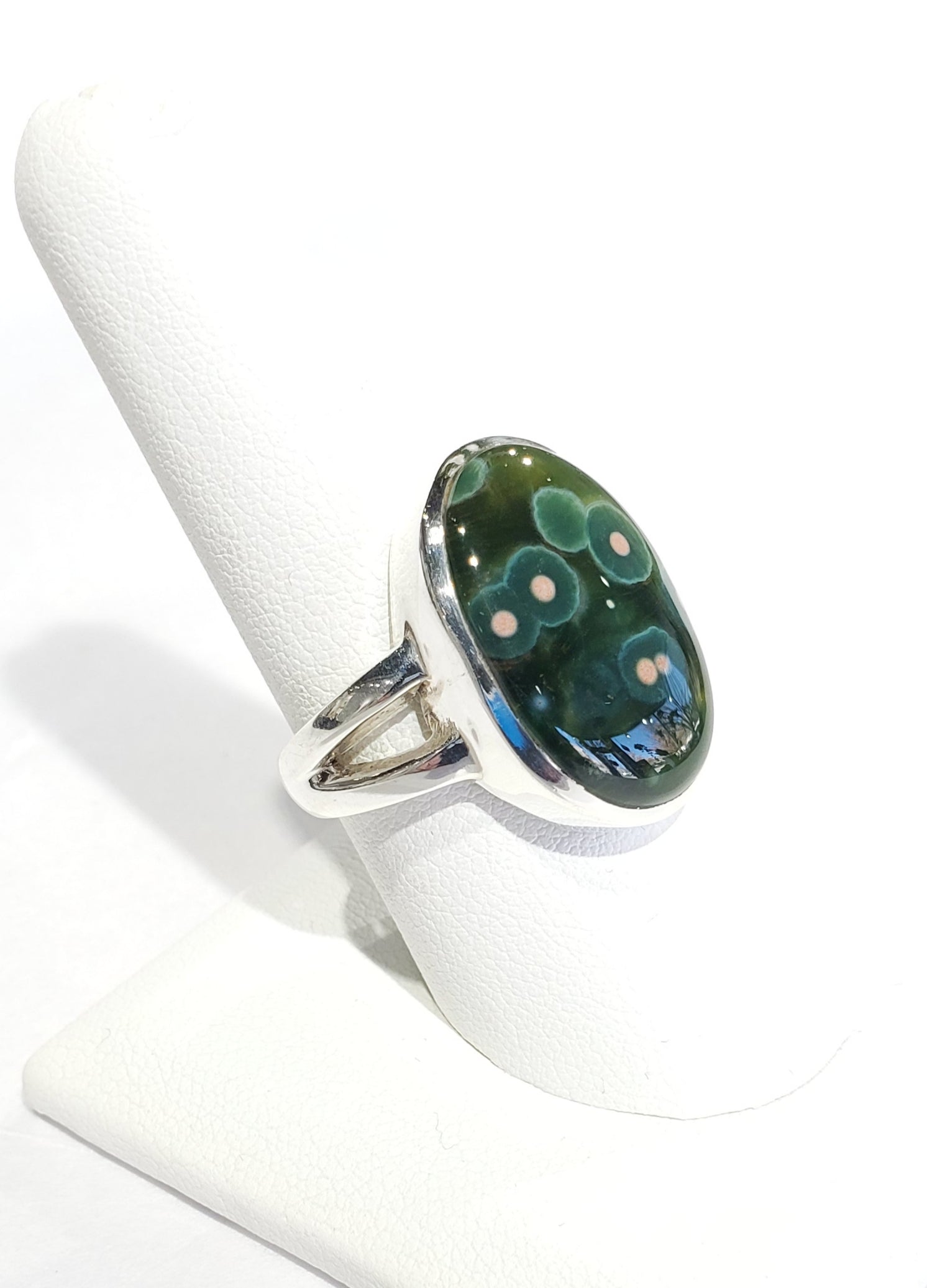 Ocean Jasper Ring in Sterling Silver