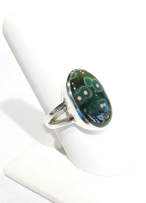 Ocean Jasper Ring in Sterling Silver