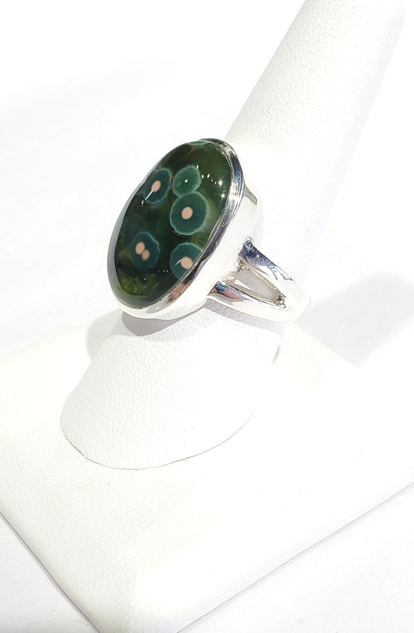 Ocean Jasper Ring in Sterling Silver
