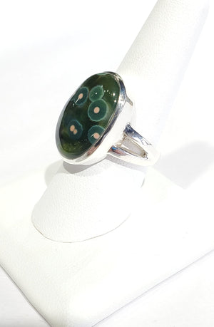 Ocean Jasper Ring in Sterling Silver