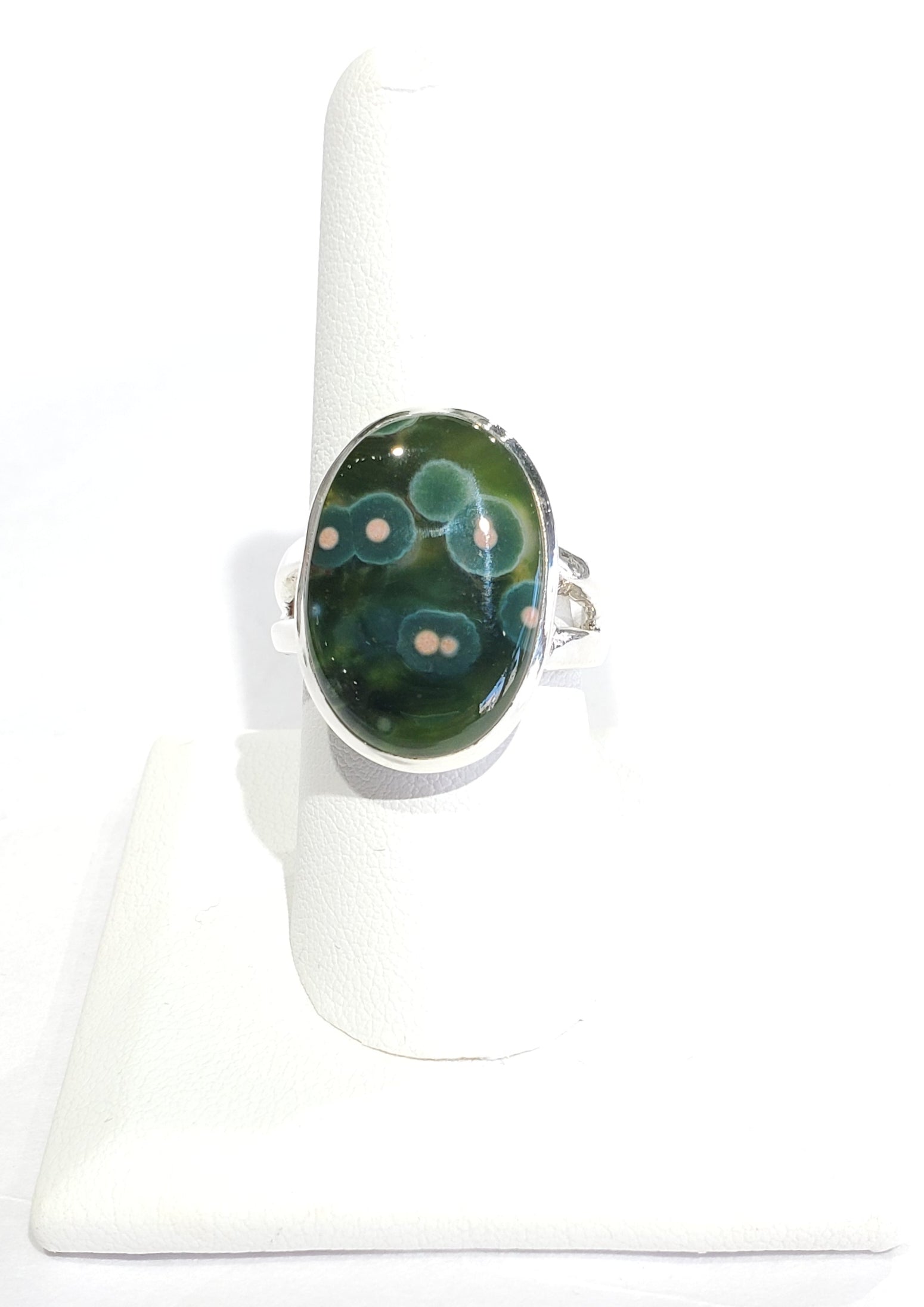 Ocean Jasper Ring in Sterling Silver