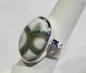 Ocean Jasper Ring in Sterling Silver
