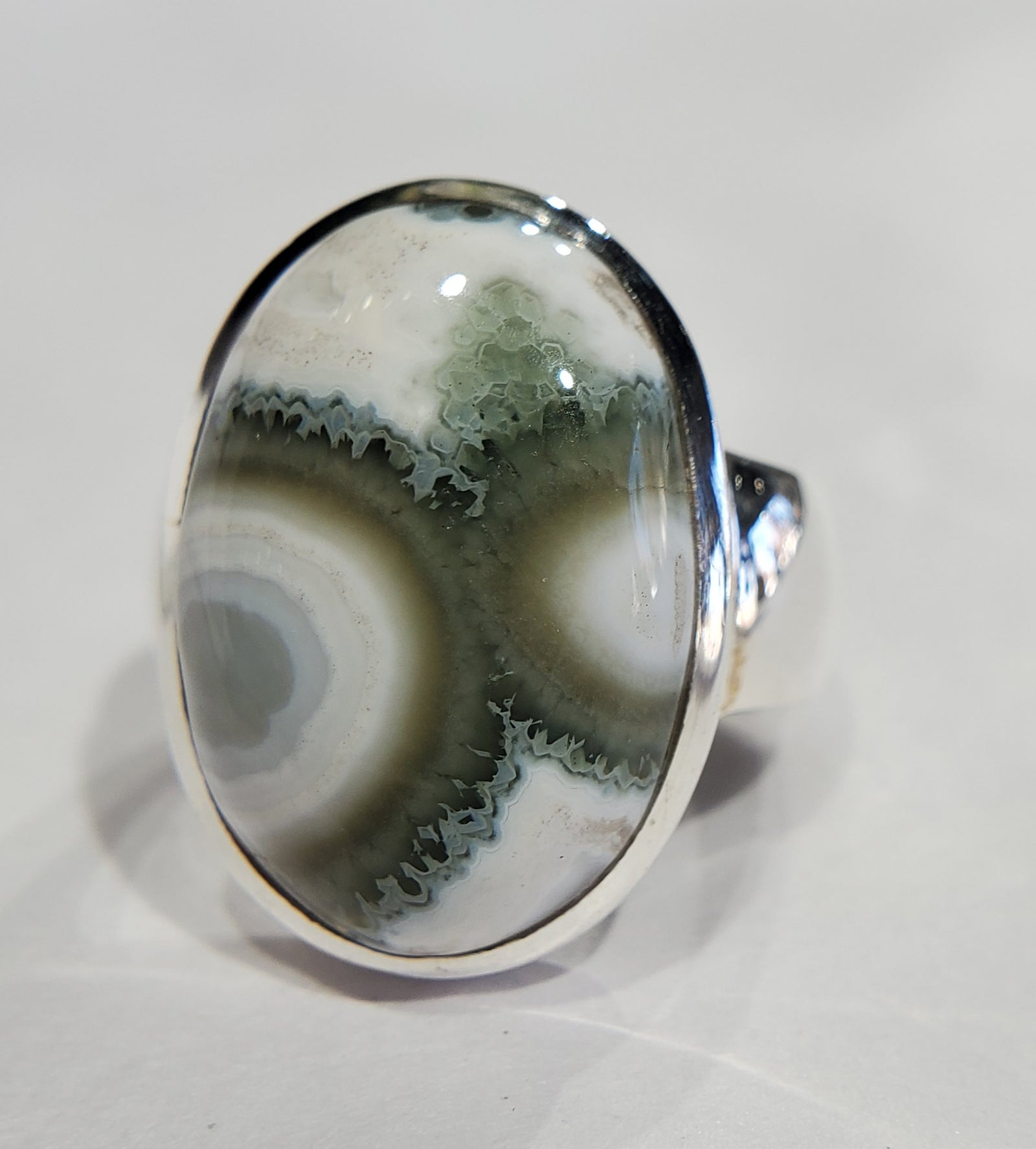 Ocean Jasper Ring in Sterling Silver