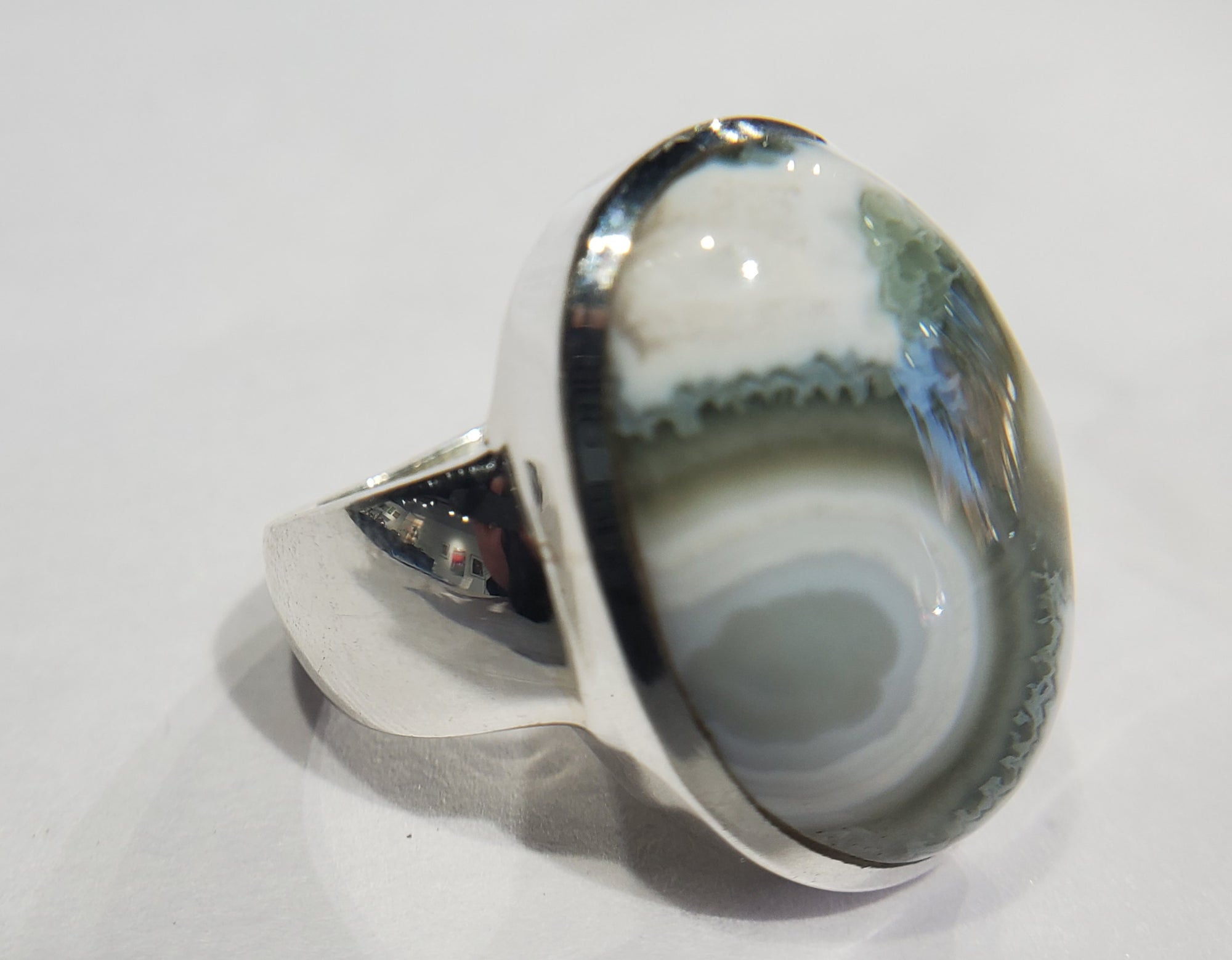 Ocean Jasper Ring in Sterling Silver