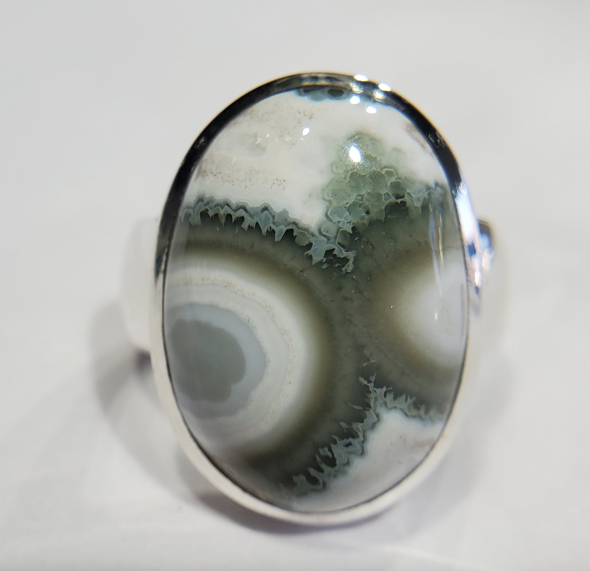 Ocean Jasper Ring in Sterling Silver