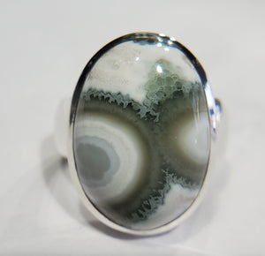 Ocean Jasper Ring in Sterling Silver