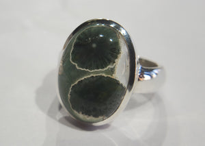Ocean Jasper Ring in Sterling Silver