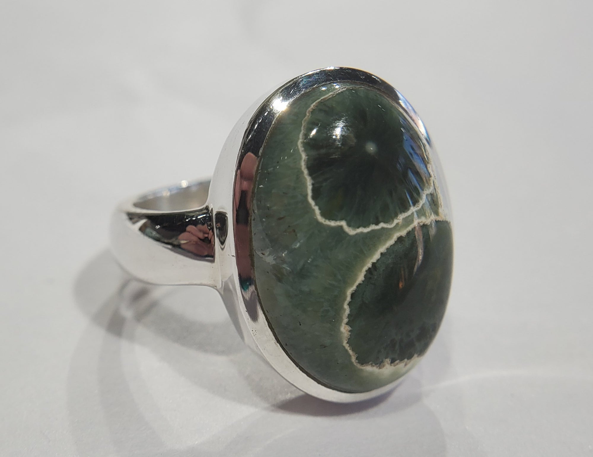 Ocean Jasper Ring in Sterling Silver