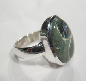 Ocean Jasper Ring in Sterling Silver