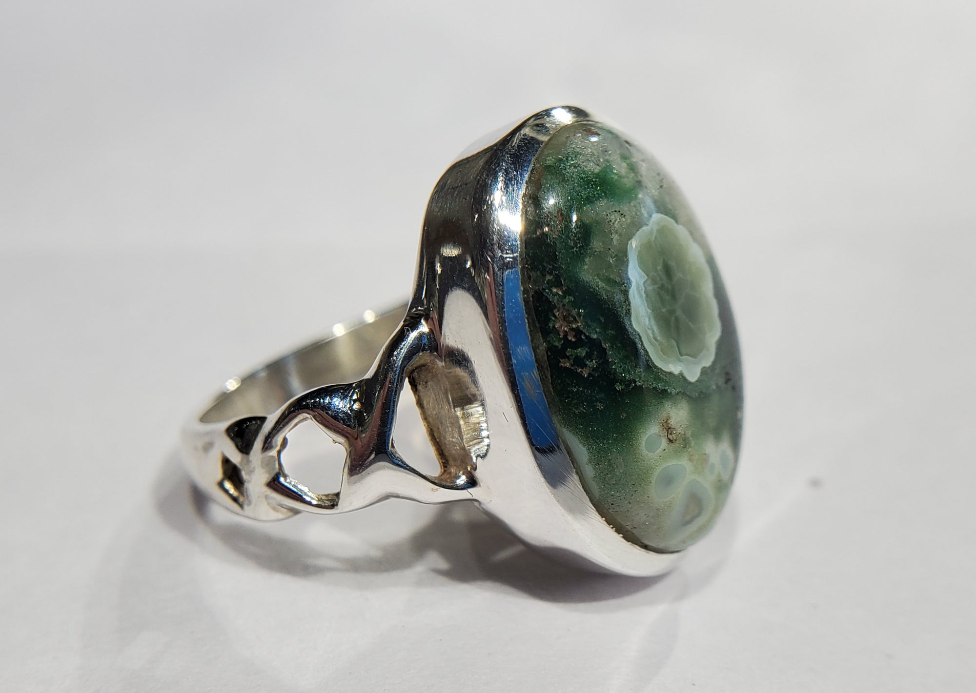 Ocean Jasper Ring in Sterling Silver