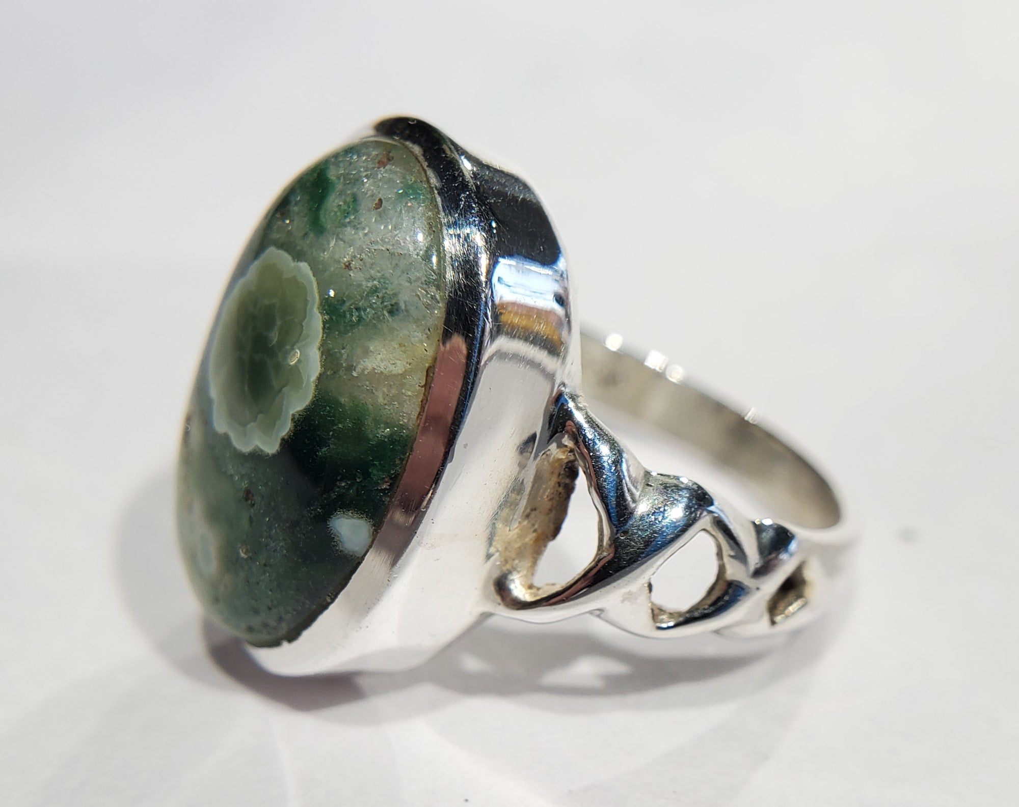 Ocean Jasper Ring in Sterling Silver
