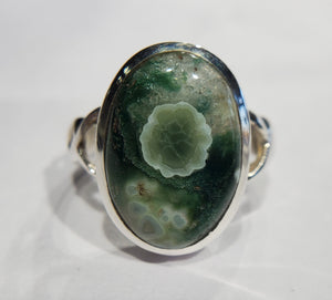 Ocean Jasper Ring in Sterling Silver