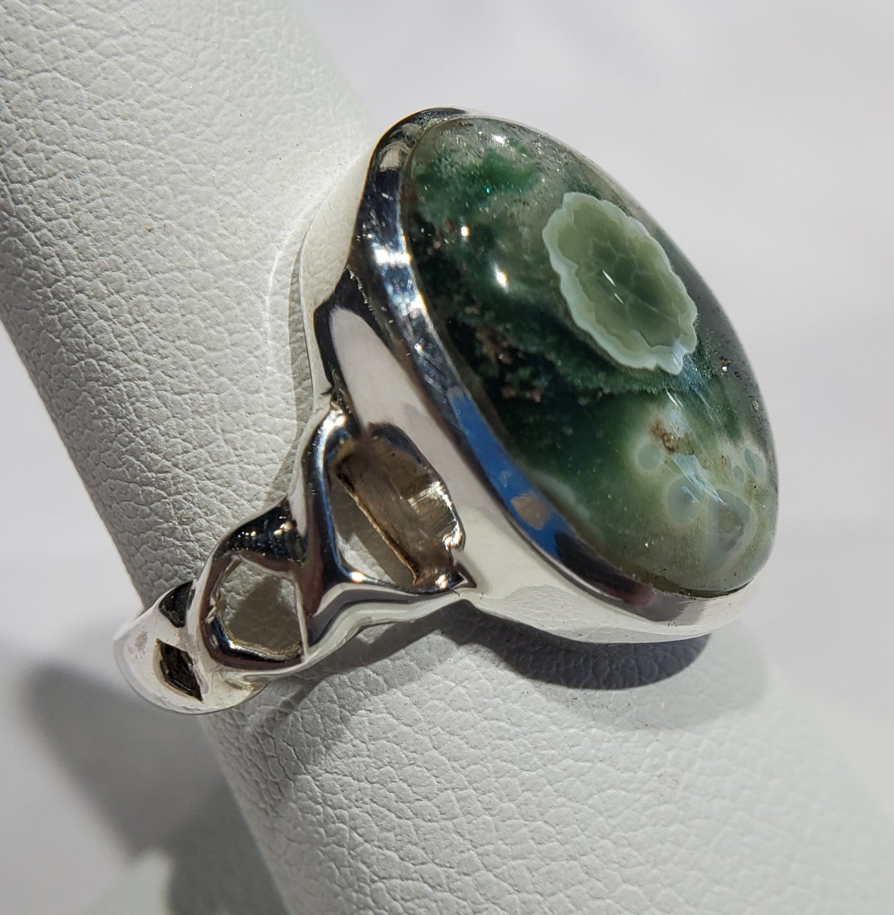 Ocean Jasper Ring in Sterling Silver
