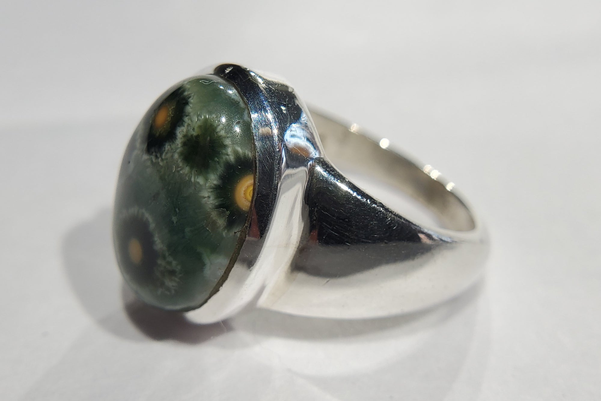 Ocean Jasper Ring in Sterling Silver