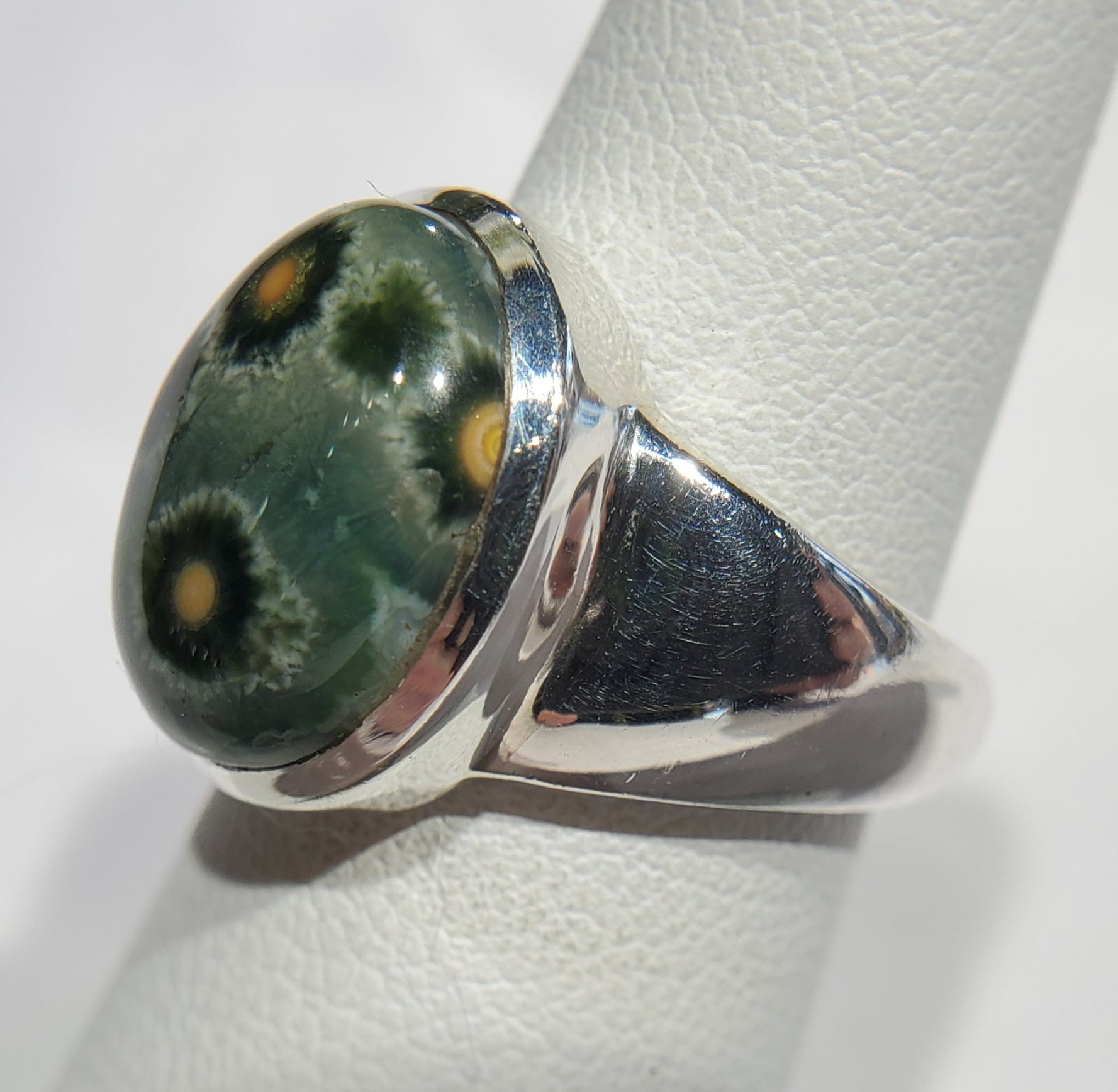 Ocean Jasper Ring in Sterling Silver