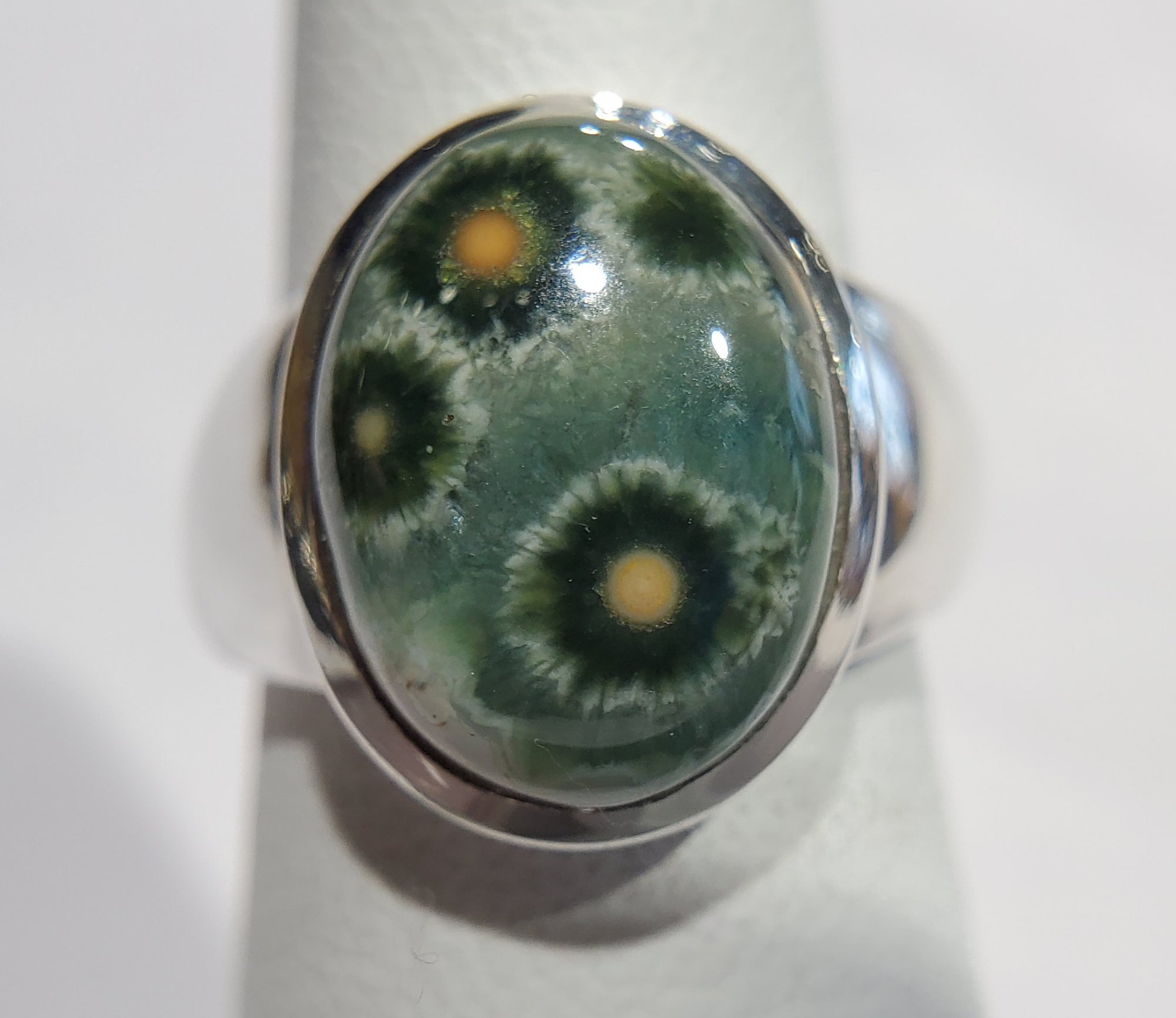 Ocean Jasper Ring in Sterling Silver