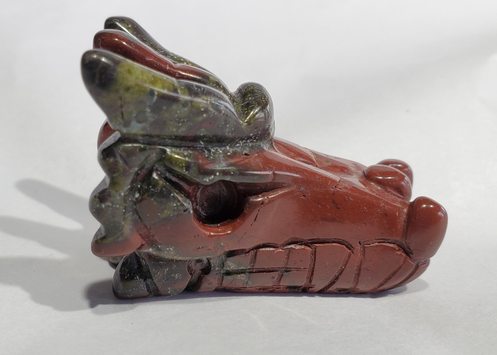 Bloodstone Dragon Carving