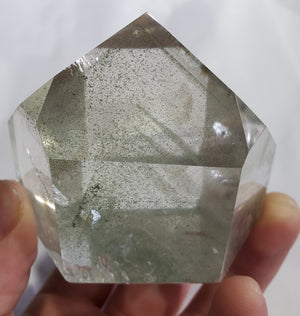 Chlorite Phantom Quartz Point, Brasil