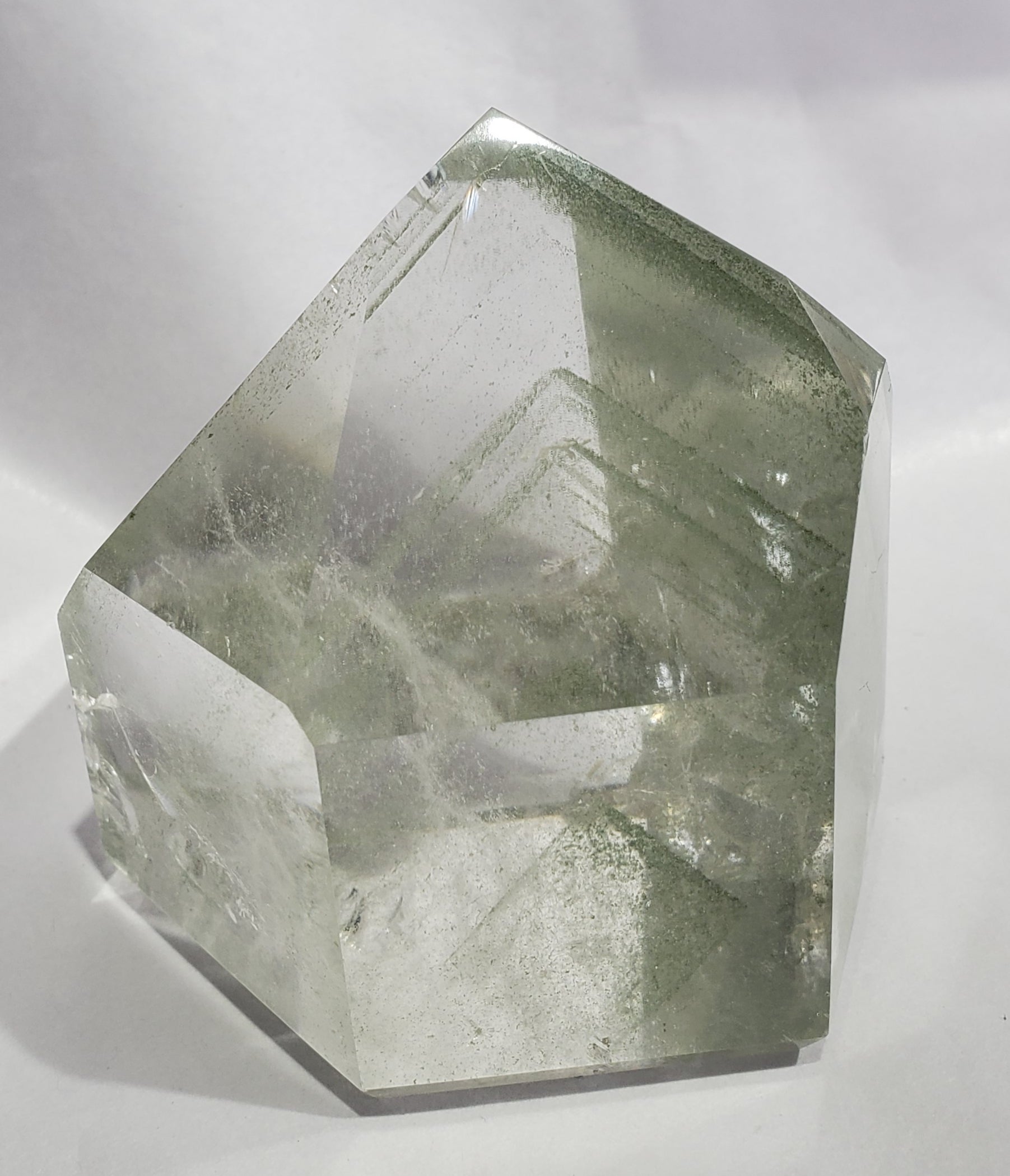 Chlorite Phantom Quartz Point, Brasil