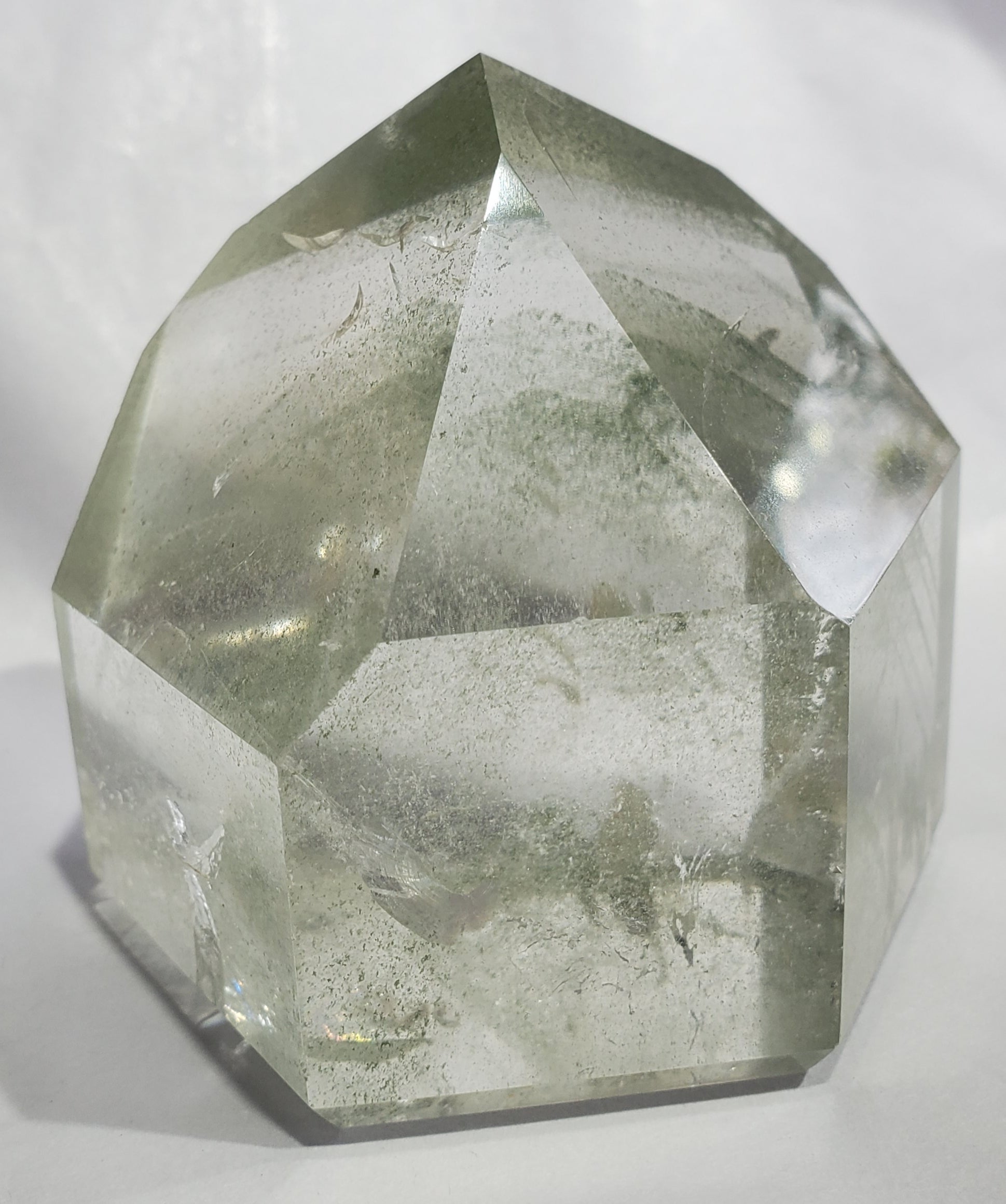 Chlorite Phantom Quartz Point, Brasil