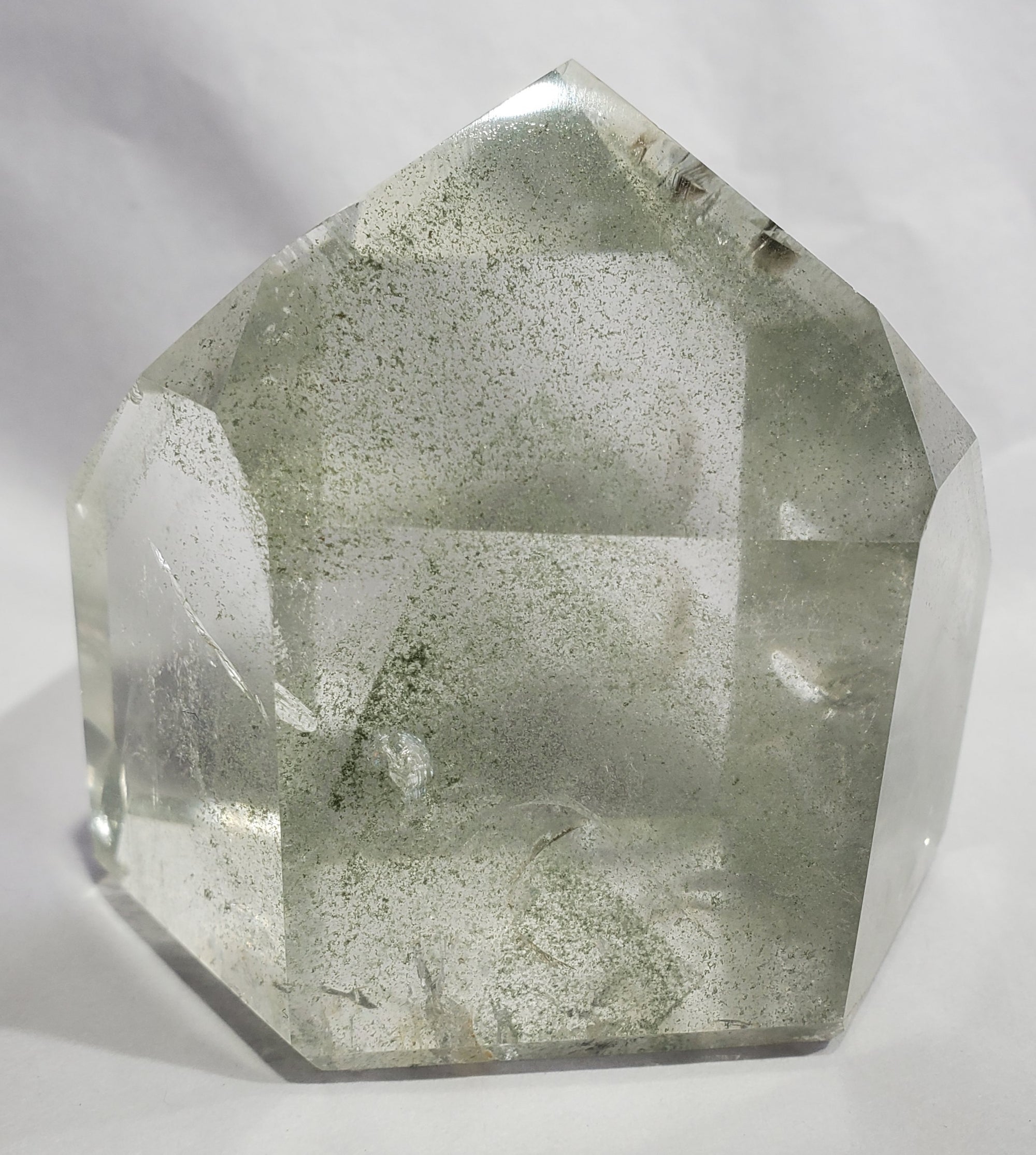 Chlorite Phantom Quartz Point, Brasil