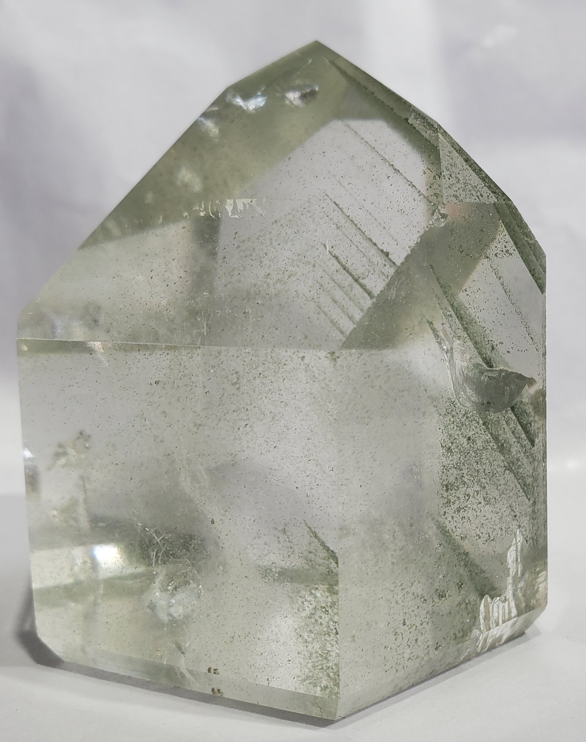 Chlorite Phantom Quartz Point, Brasil