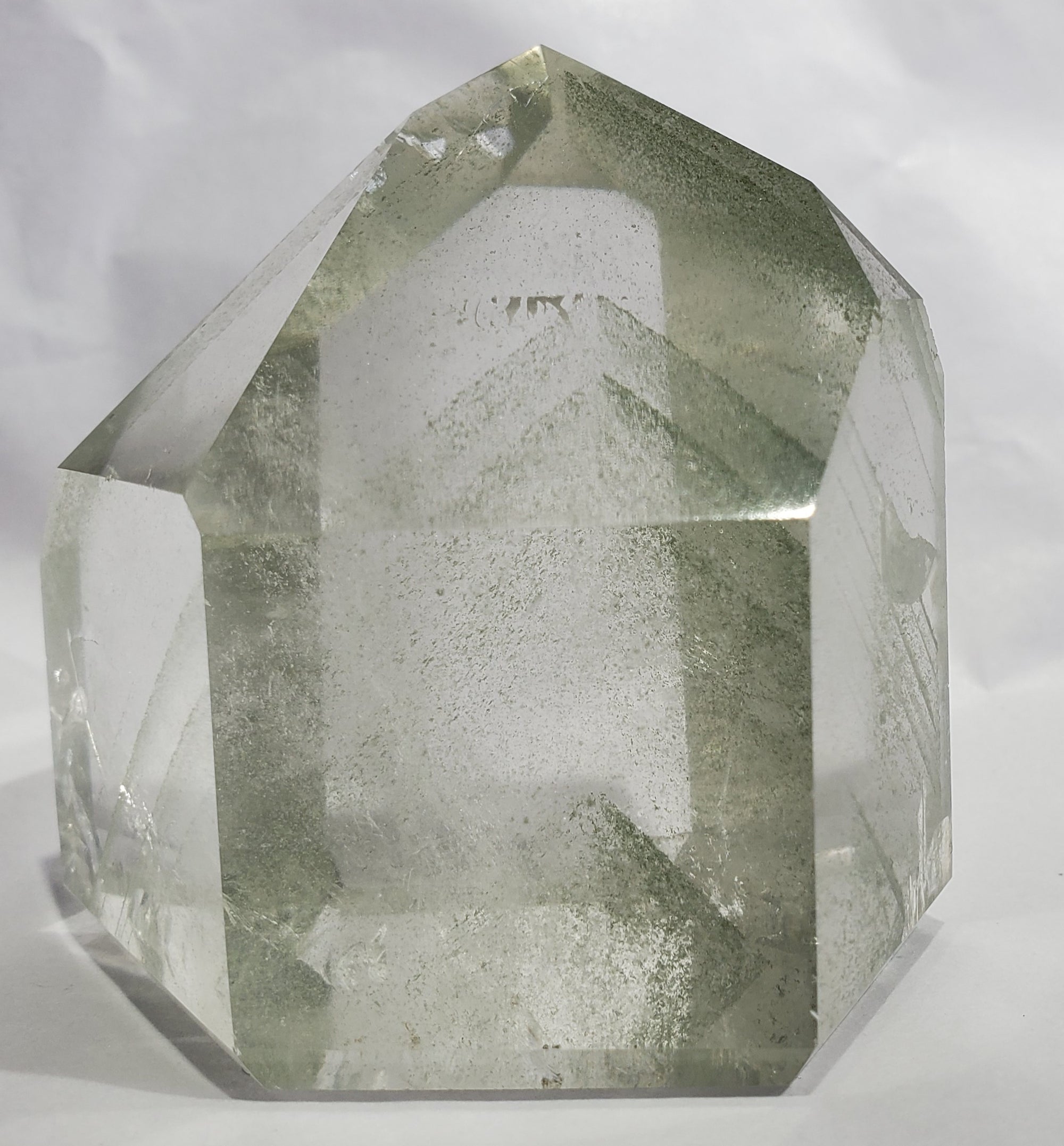 Chlorite Phantom Quartz Point, Brasil