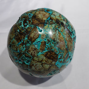Chrysocolla Sphere,  Peru