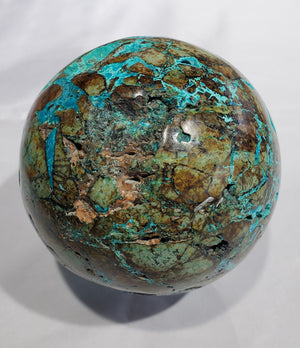 Chrysocolla Sphere,  Peru