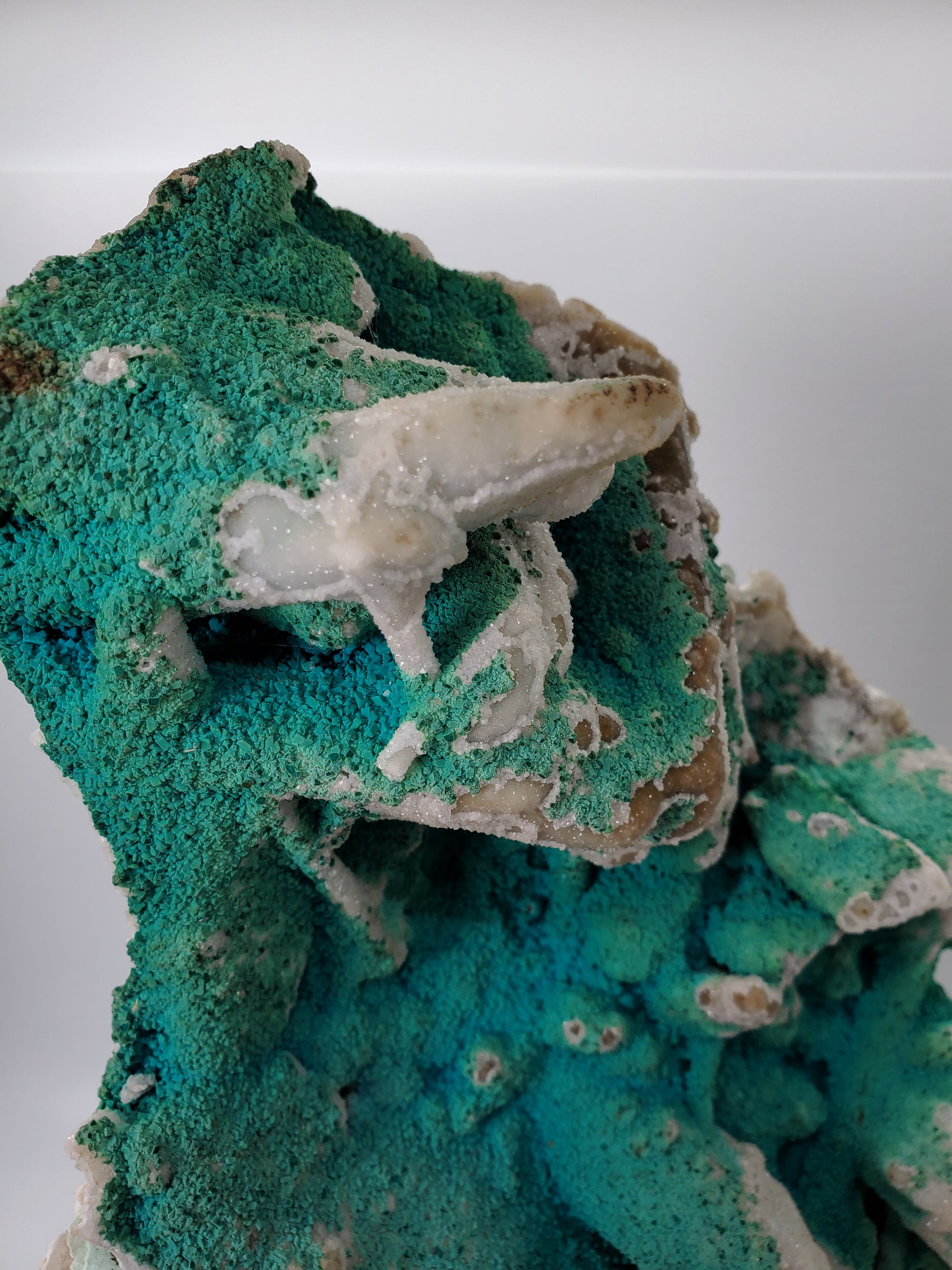 Chrysocolla with Quartz (Congo)