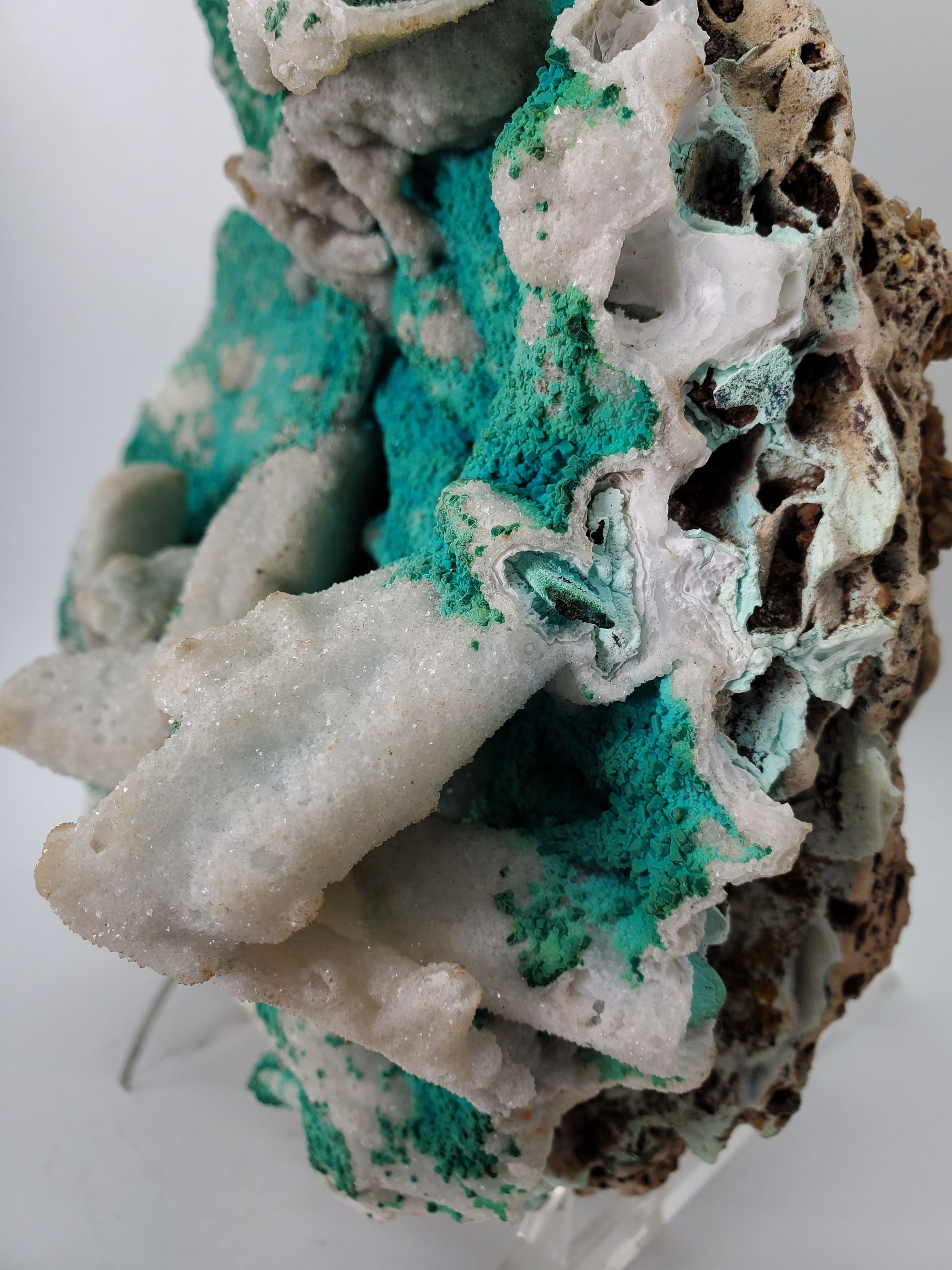 Chrysocolla with Quartz (Congo)