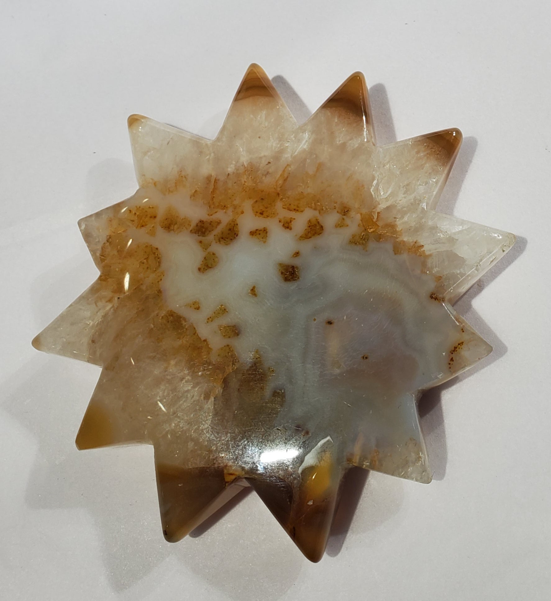 Agate Sun Carving