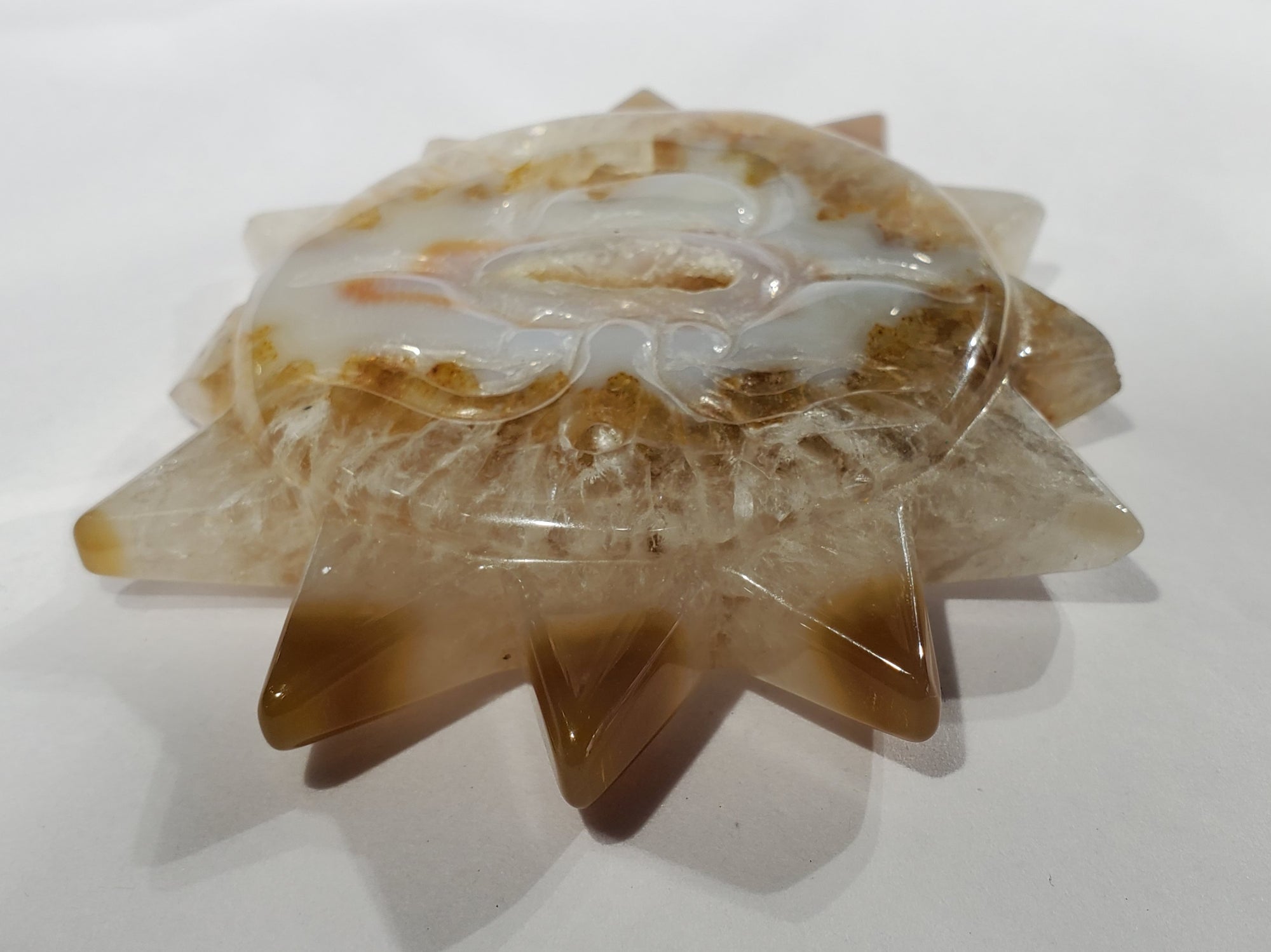 Agate Sun Carving