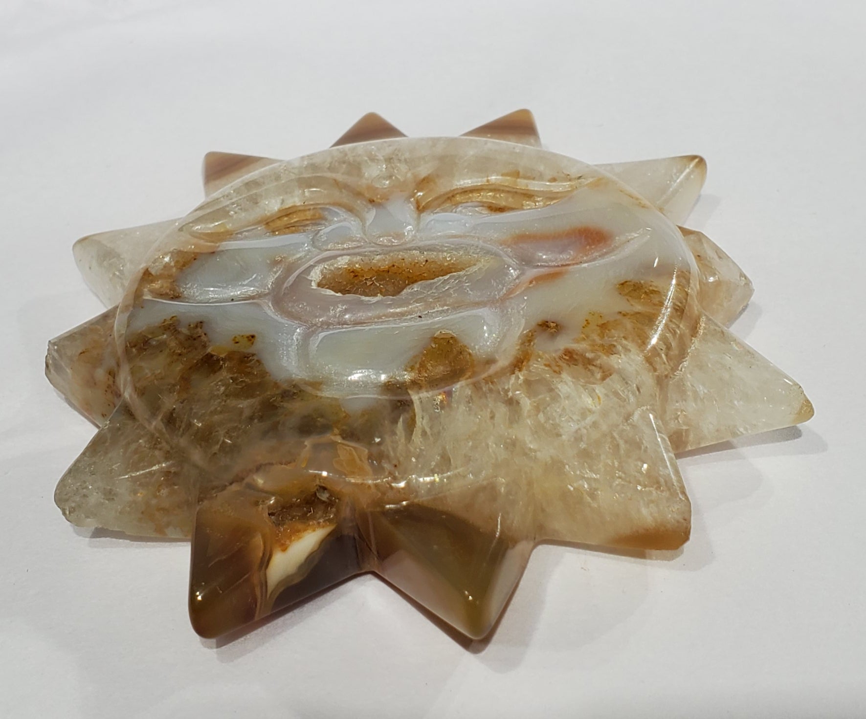 Agate Sun Carving