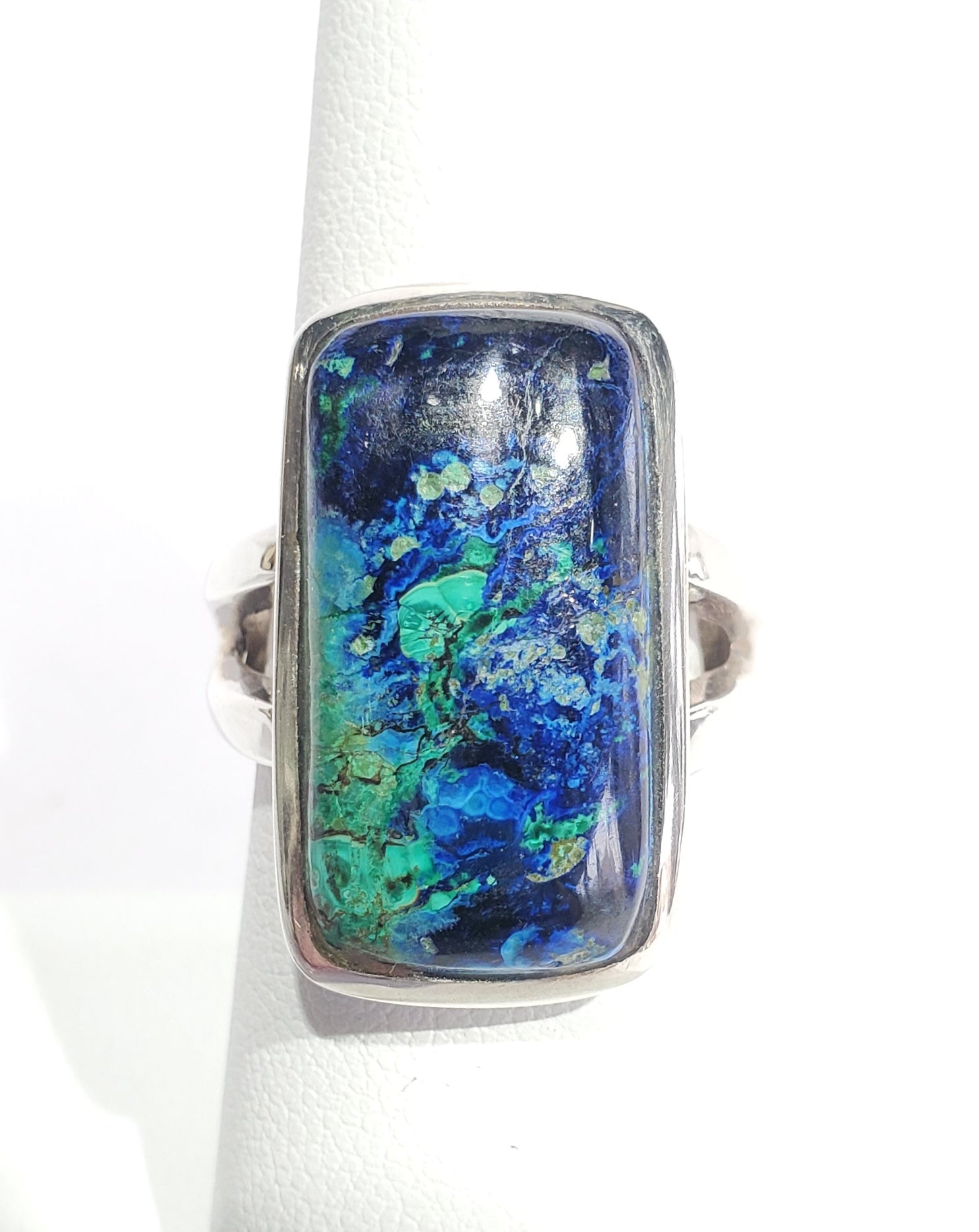 Malachite and Azurite Ring