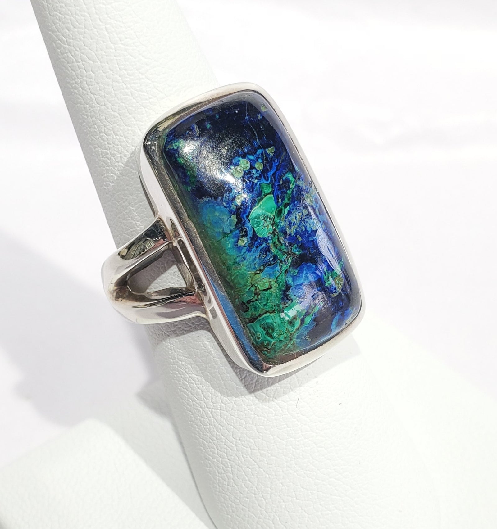 Malachite and Azurite Ring