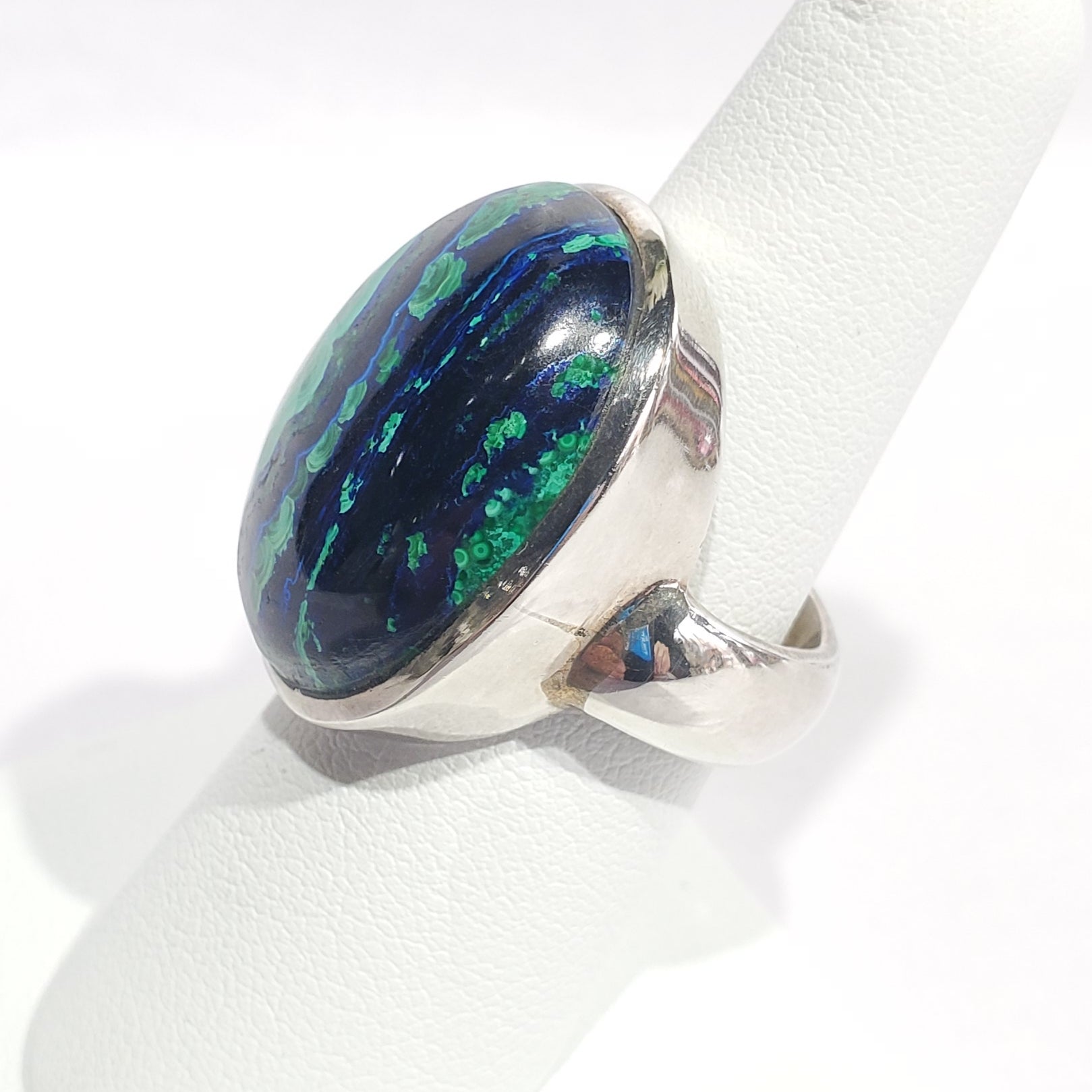 Malachite and Azurite Ring