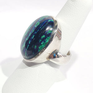 Malachite and Azurite Ring