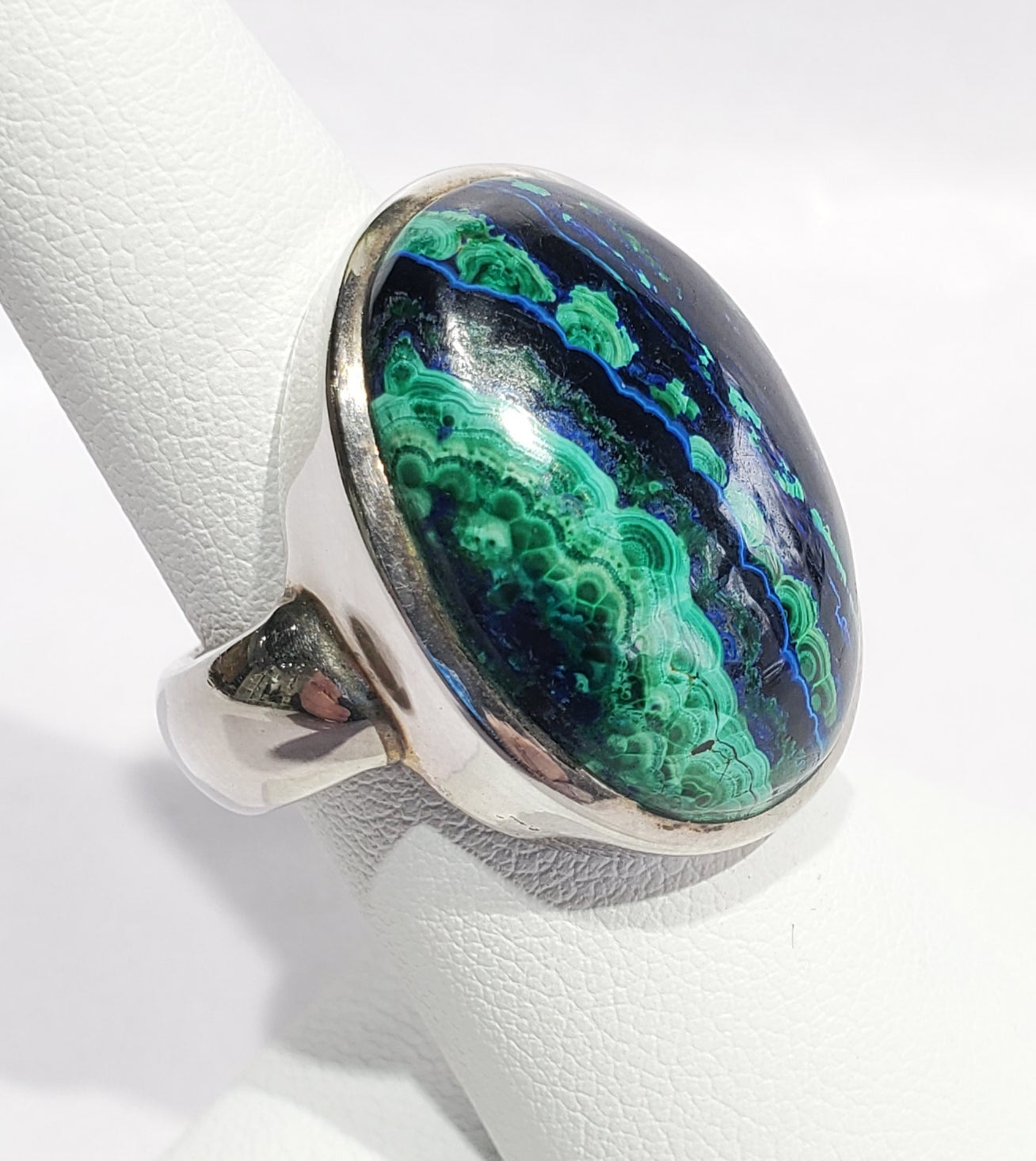 Malachite and Azurite Ring