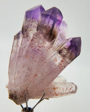 Brandberg Amethyst Cluster w/ Smoky Quartz and Hematite
