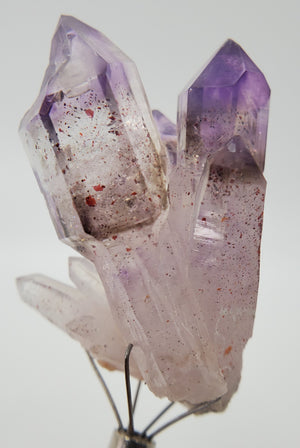 Brandberg Amethyst Cluster w/ Smoky Quartz and Hematite