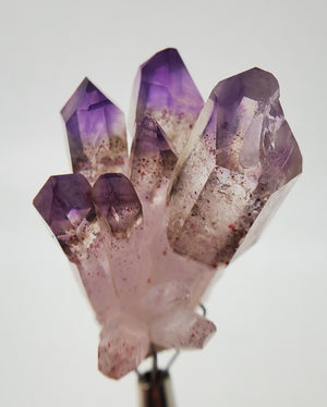 Brandberg Amethyst Cluster w/ Smoky Quartz and Hematite
